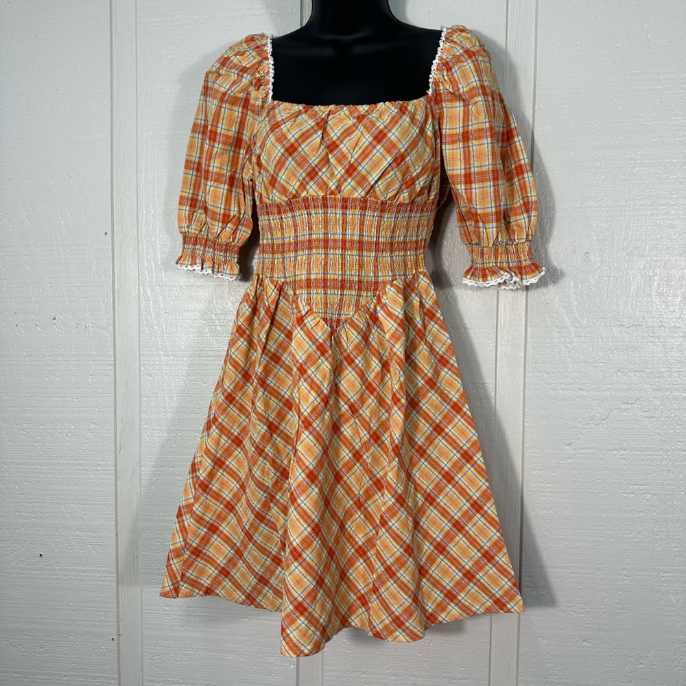BETSEY JOHNSON Womens Orange  Dress Size M NWT - Picture 2 of 11